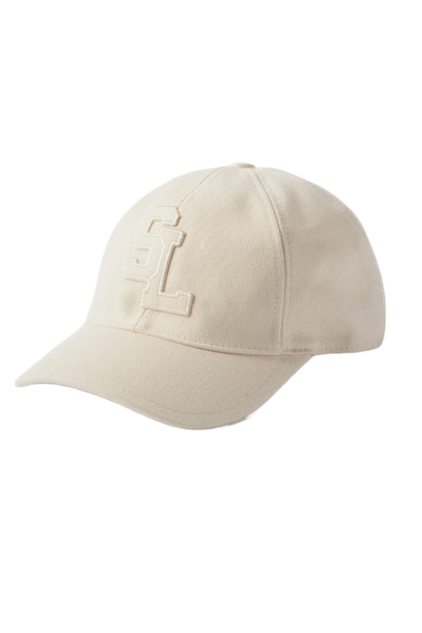 SL-embroidered Cotton-canvas Baseball Cap