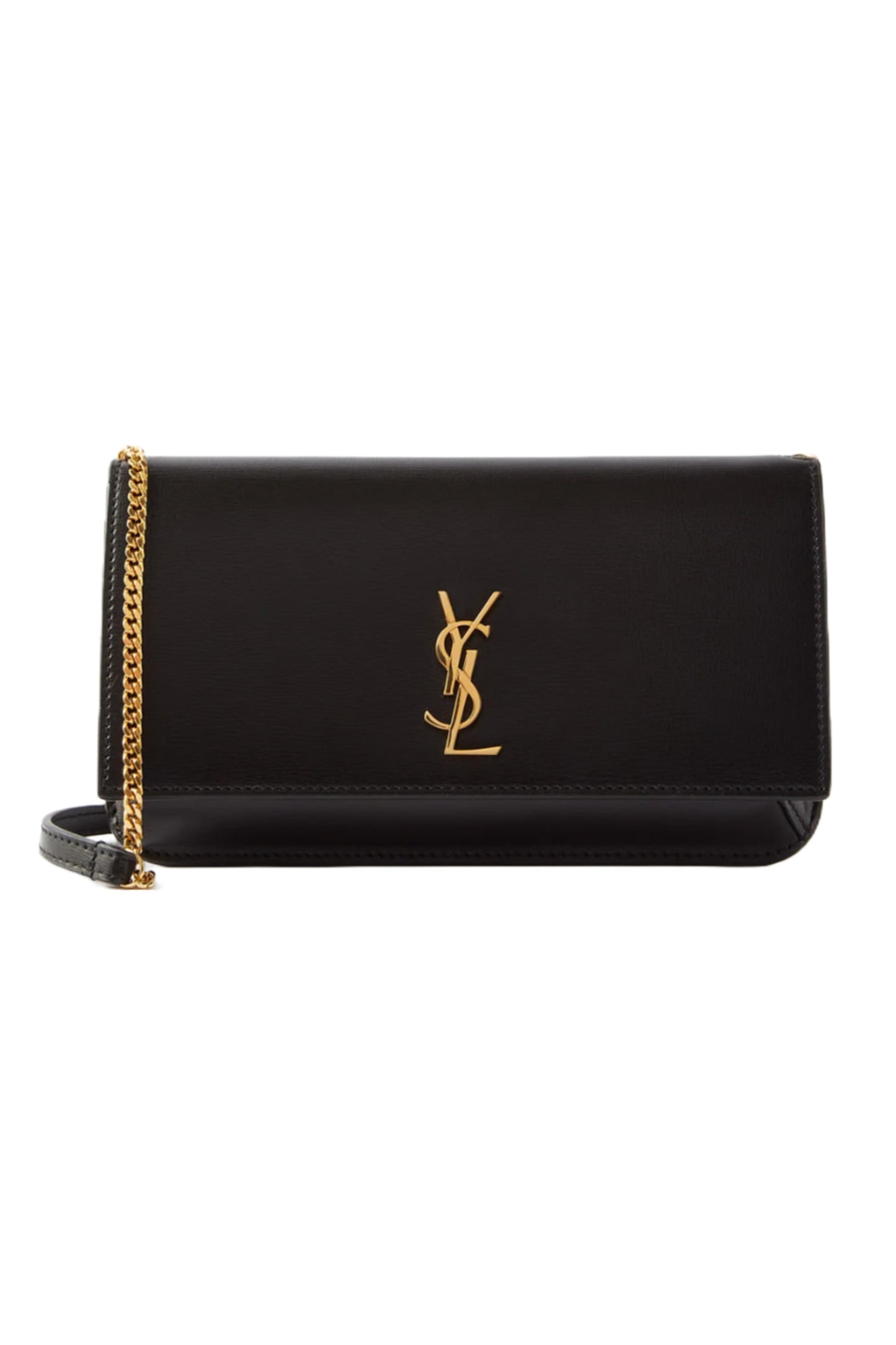 YSL-monogram Leather Cross-body Phone Holder