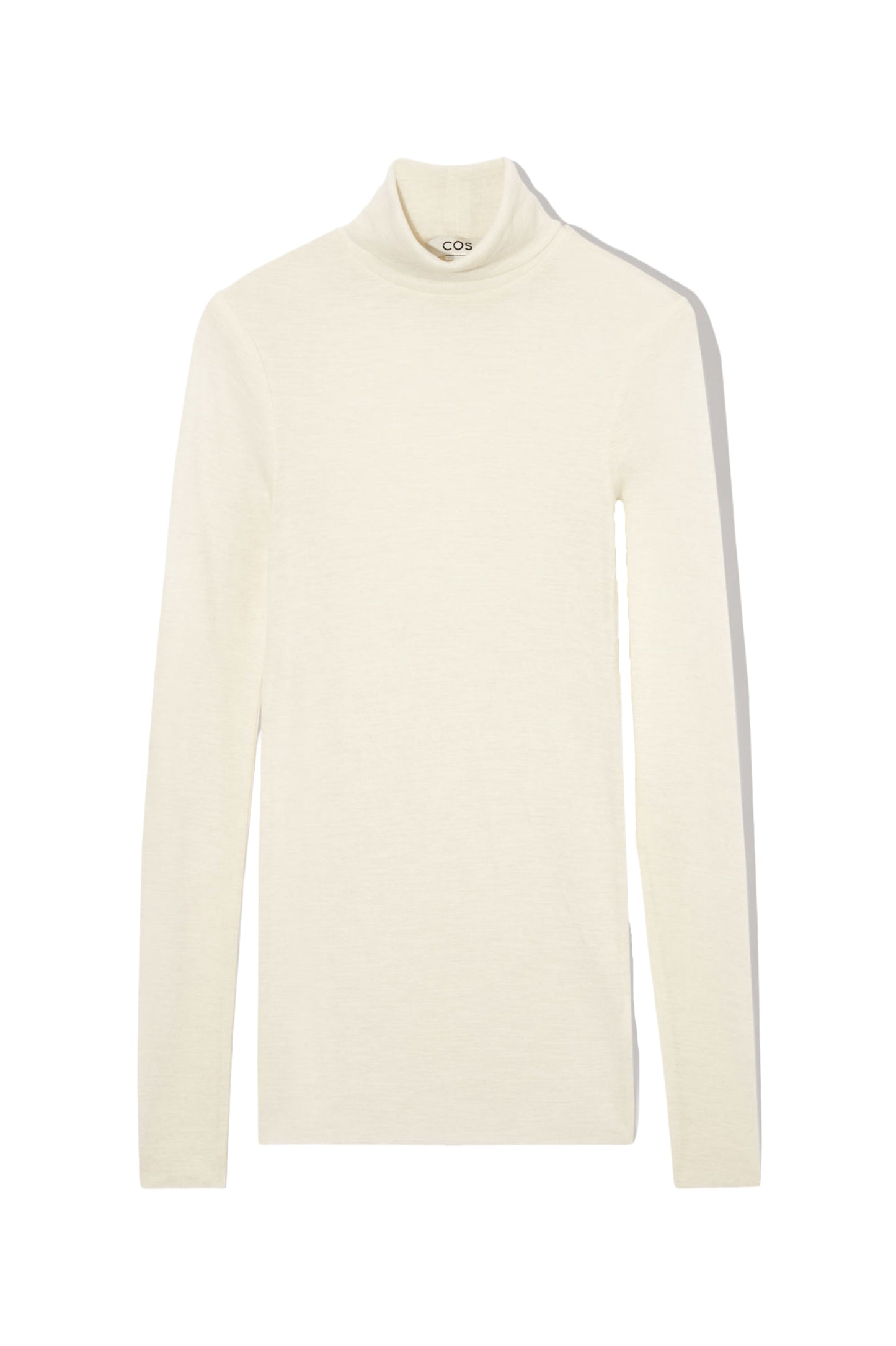 Slim-Fit Merino Wool Turtleneck Top