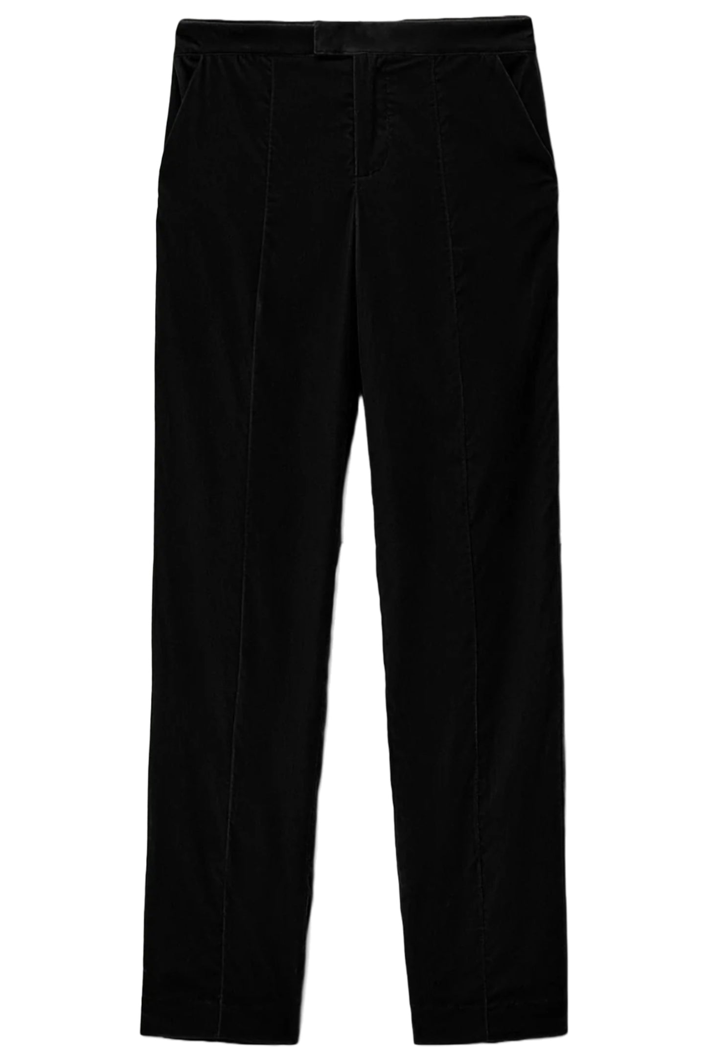 Tosca Velvet Straight-leg Trousers