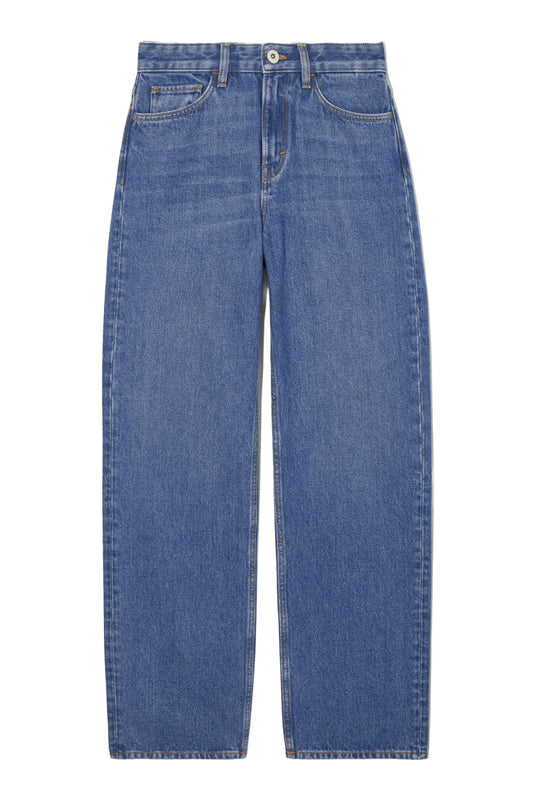 Straight-Leg Loose-Fit Extra Long Jeans