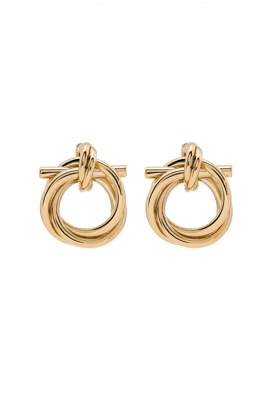 Gancini Stud Earrings