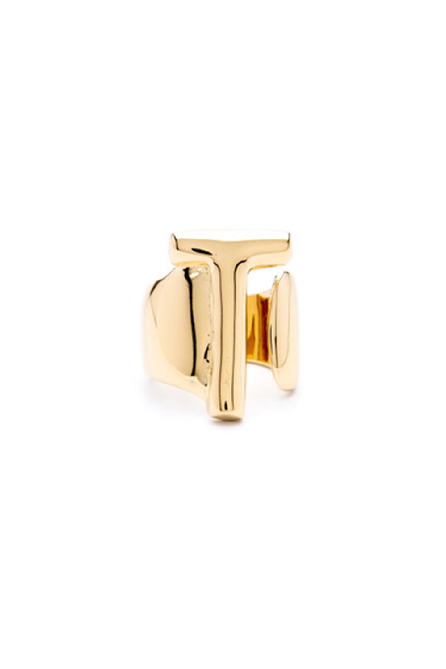 Gold Alphabet Letter Ring