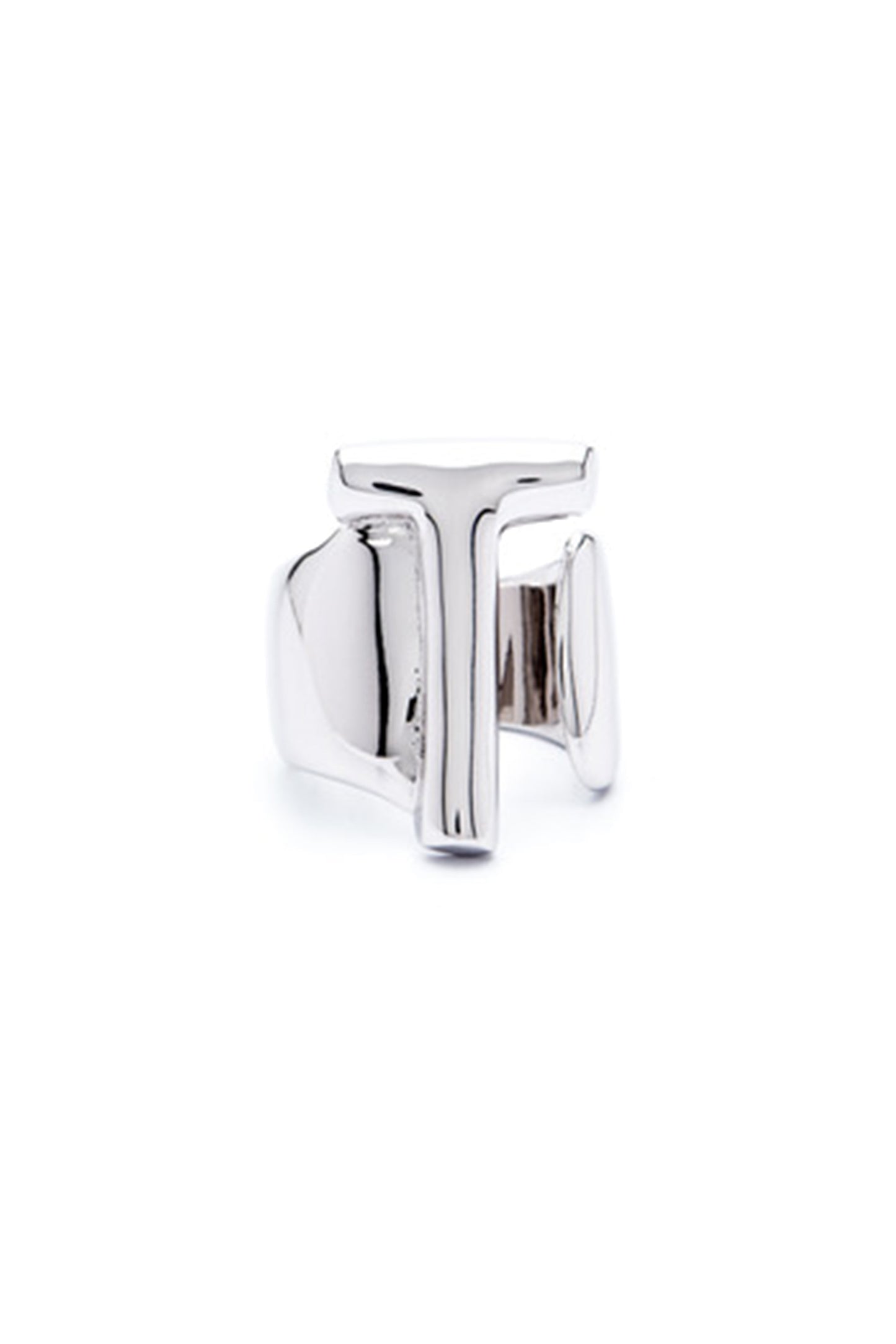 Silver Alphabet Letter Ring