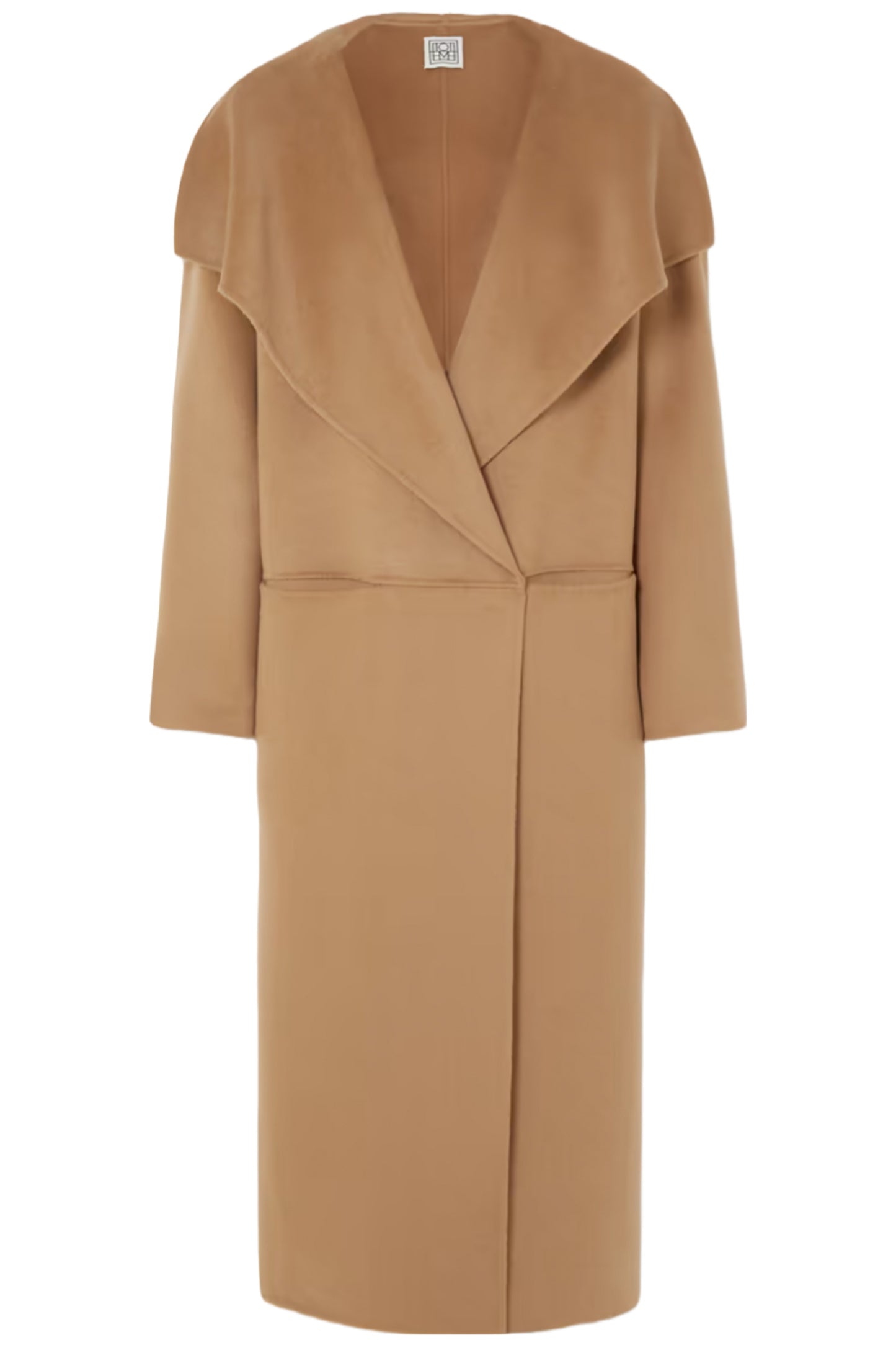 Signature Camel Wool-blend Coat