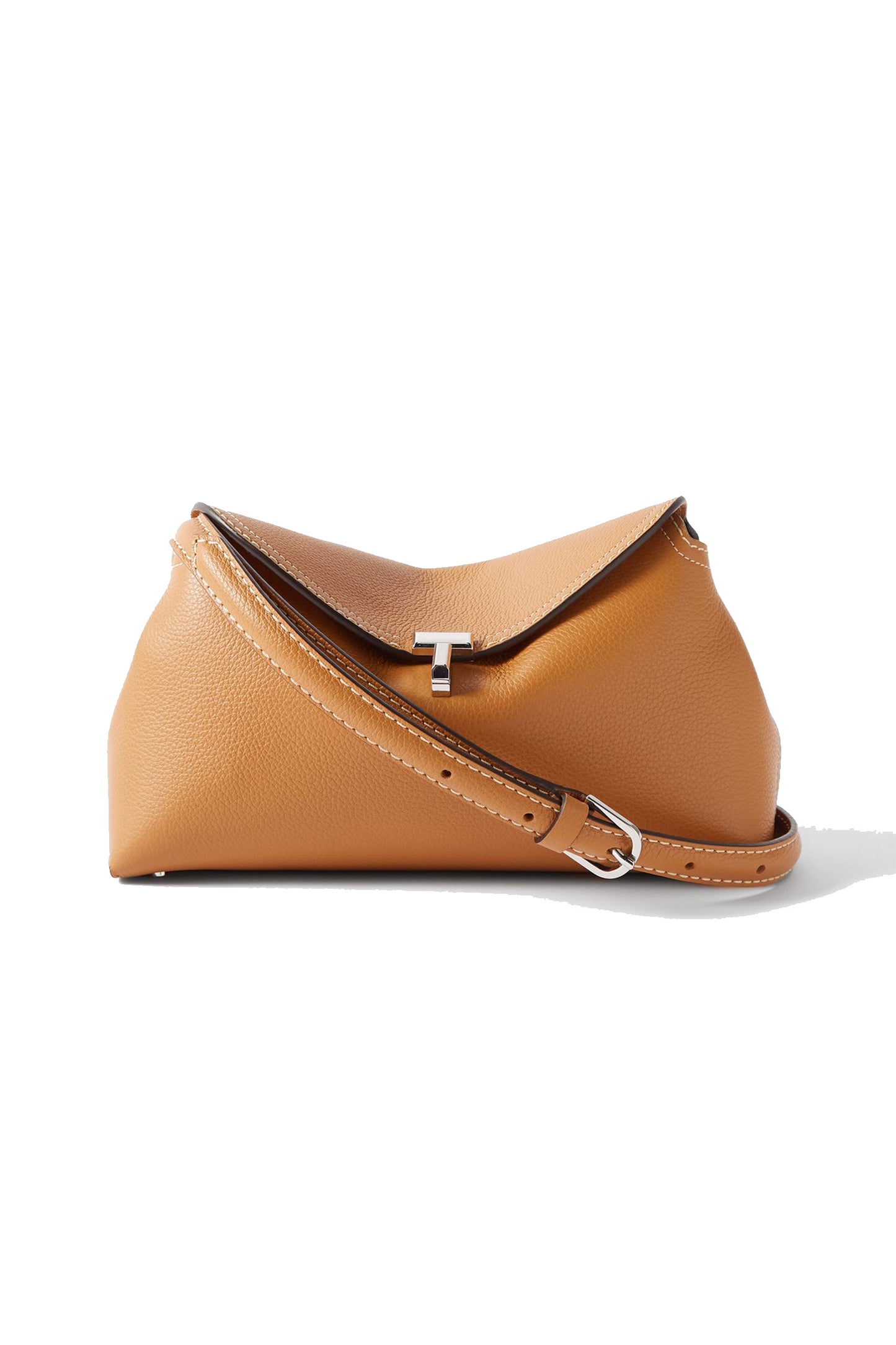 T-Lock Small Grained-Leather Cross-Body Bag