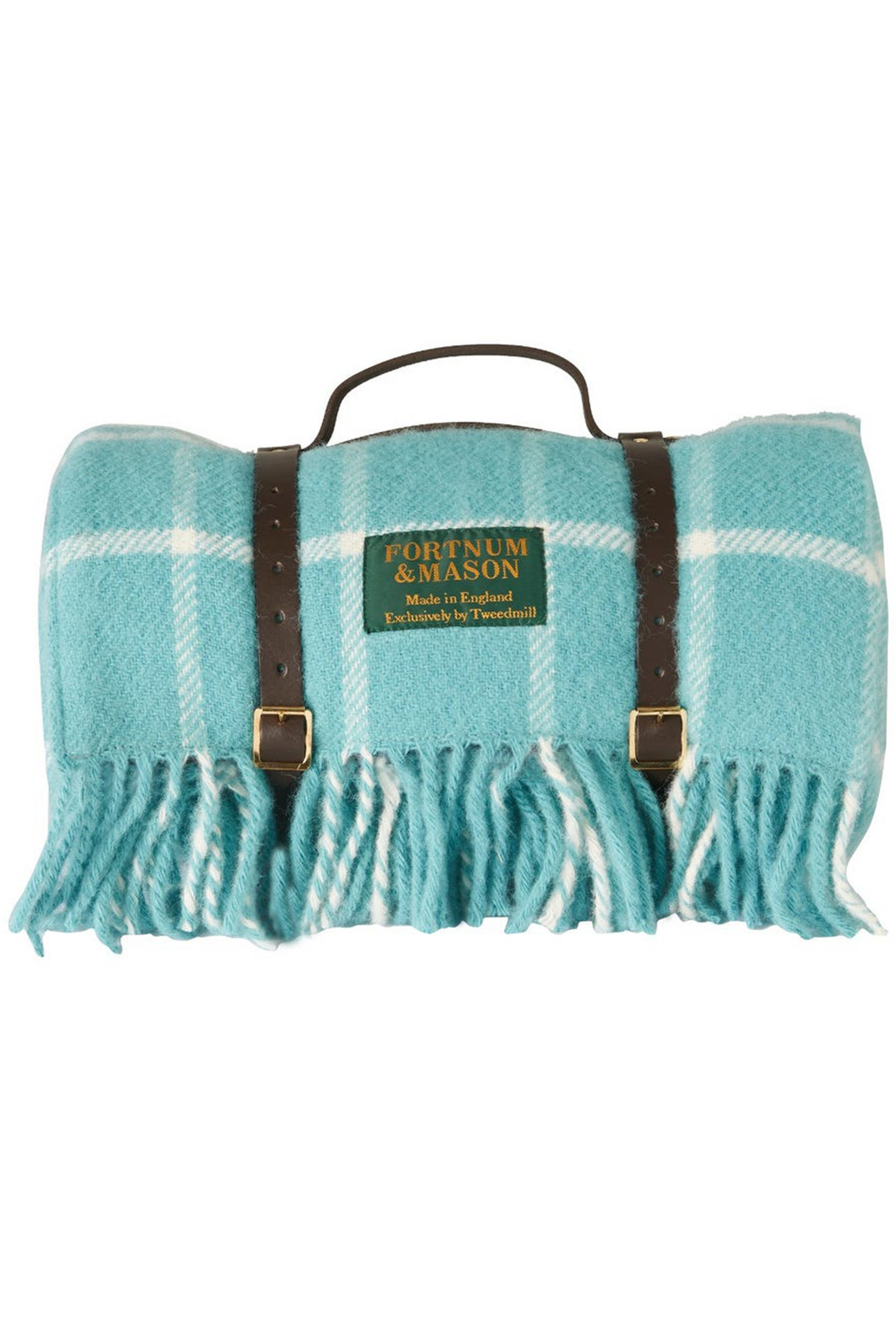 Tweedmill Polo Picnic Blanket, Light Blue