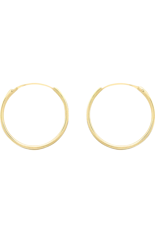 9ct Gold Hoop Earrings