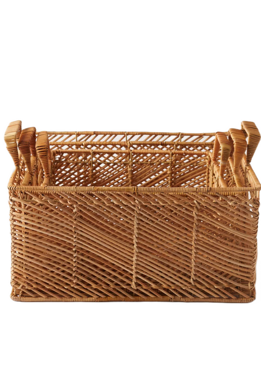 Set Of Three Rattan Baskets