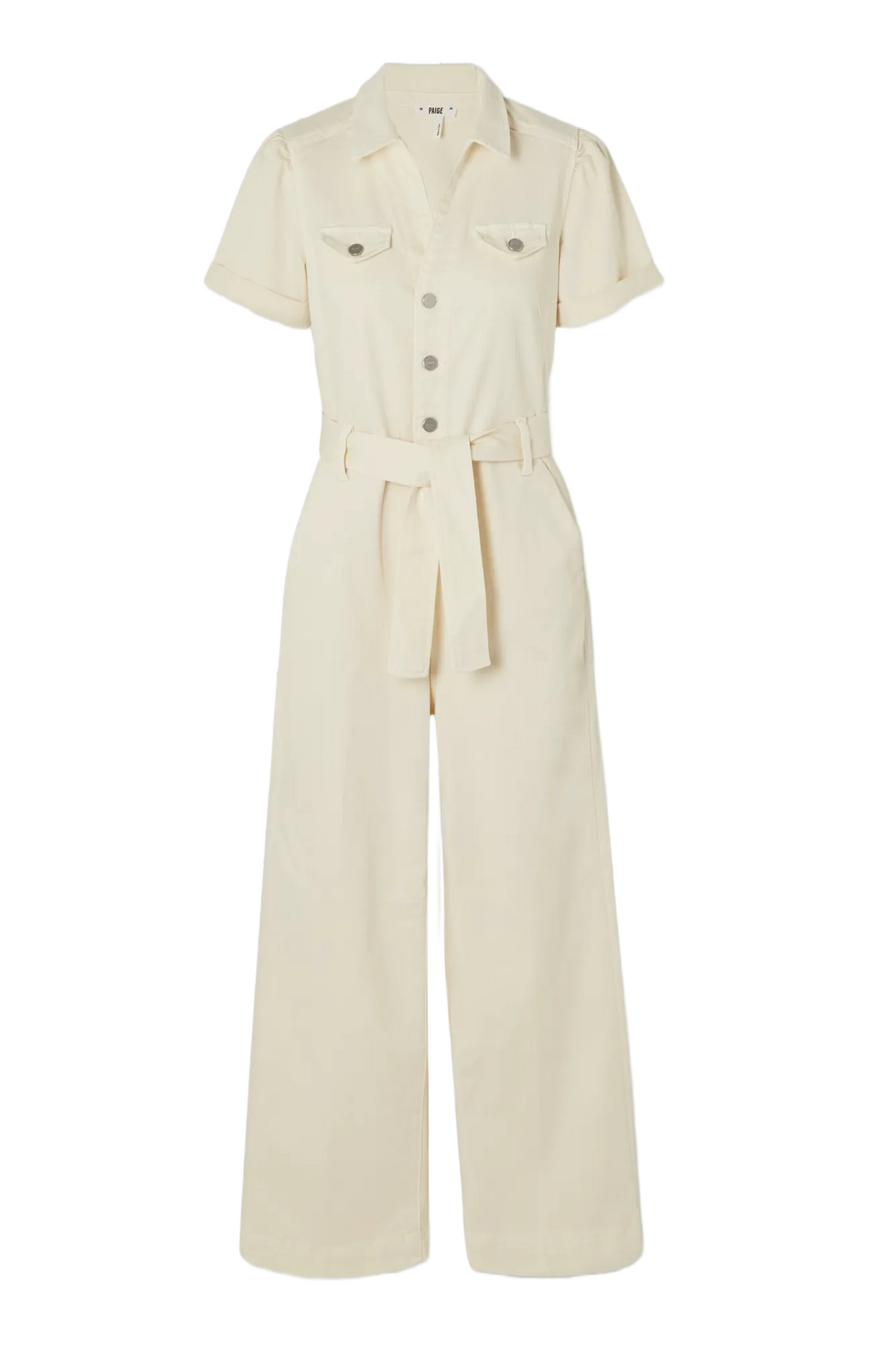 Anessa Belted Denim Jumpsuit