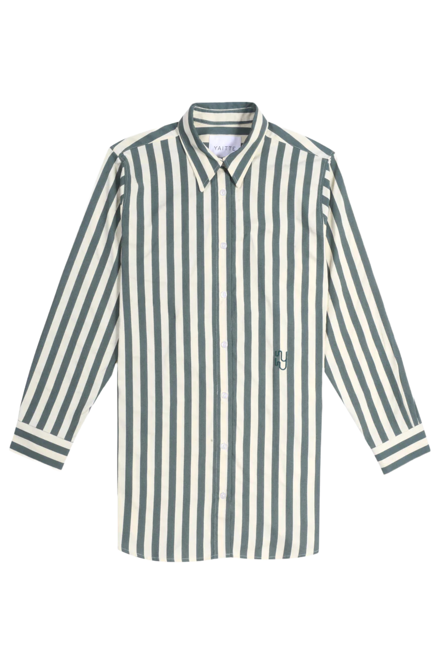 Buoy Green Striped Shirt