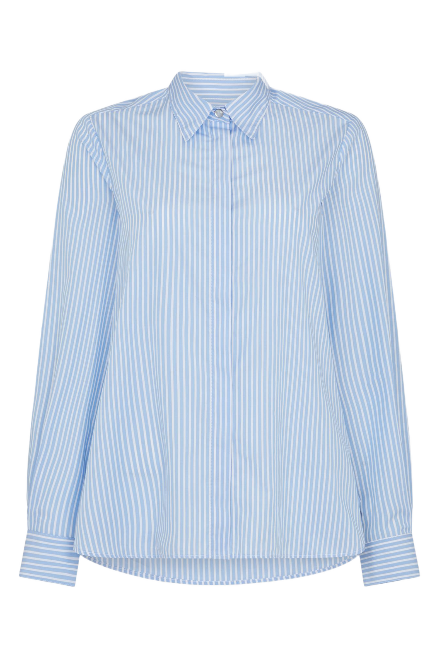 Cotton Long Sleeve Relaxed Shirt