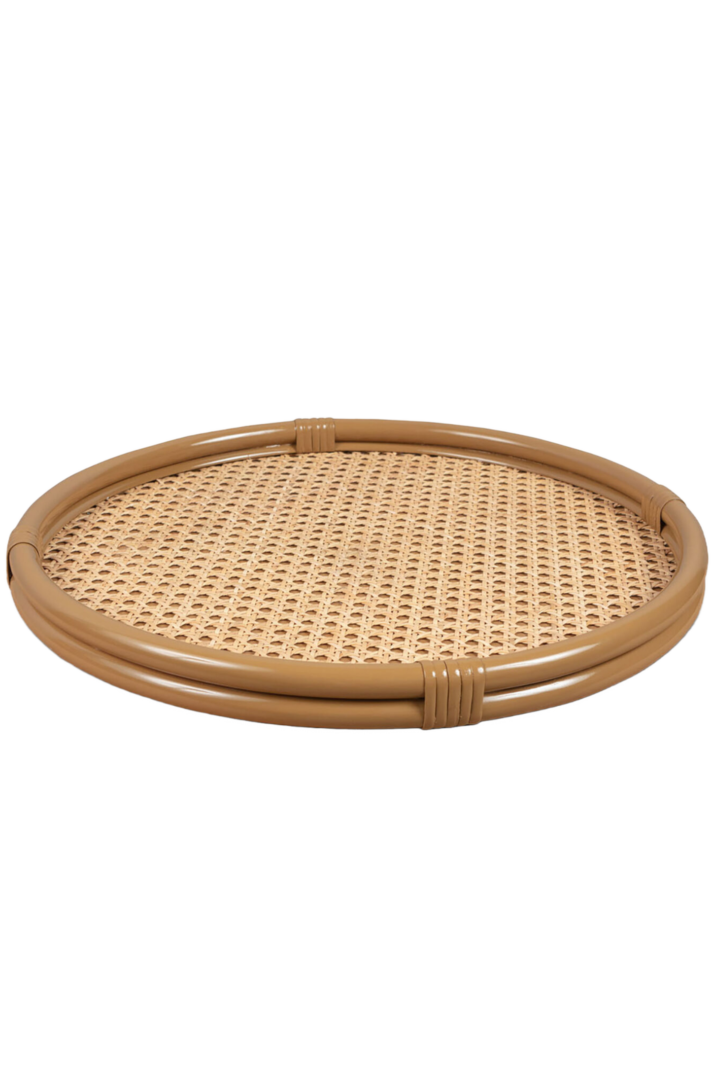 Brown-Sugar Circular Tray