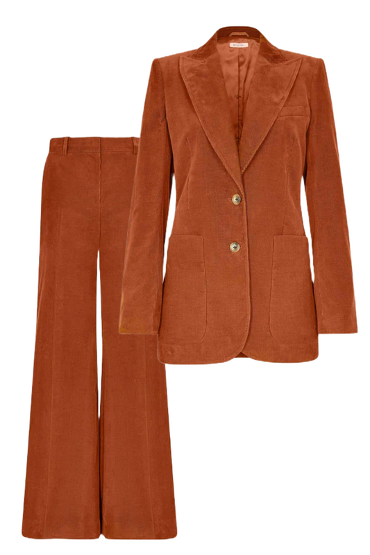 Corduroy Saint James Jacket And Bianca Corduroy Trouser - Tobacco