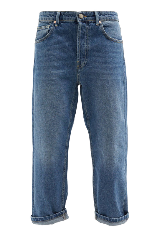 Dad Organic-Cotton Baggy Boyfriend Jeans