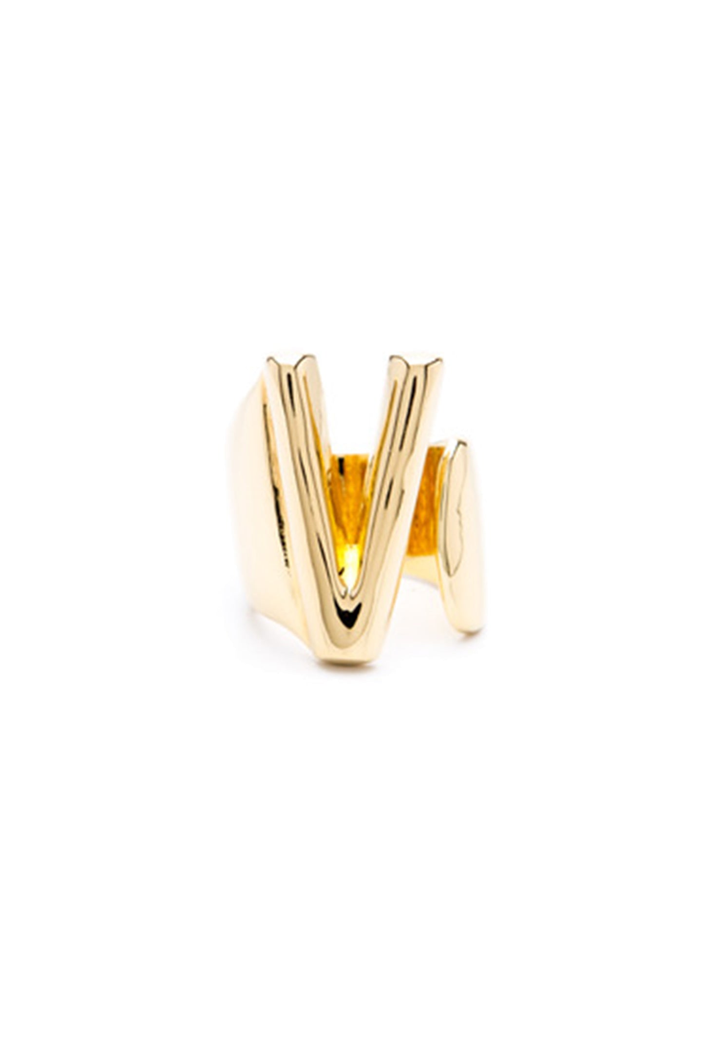 Gold Alphabet Letter Ring