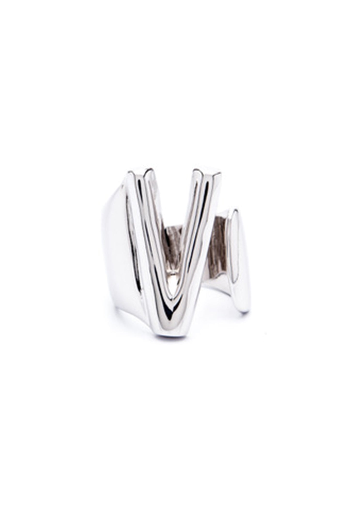 Silver Alphabet Letter Ring