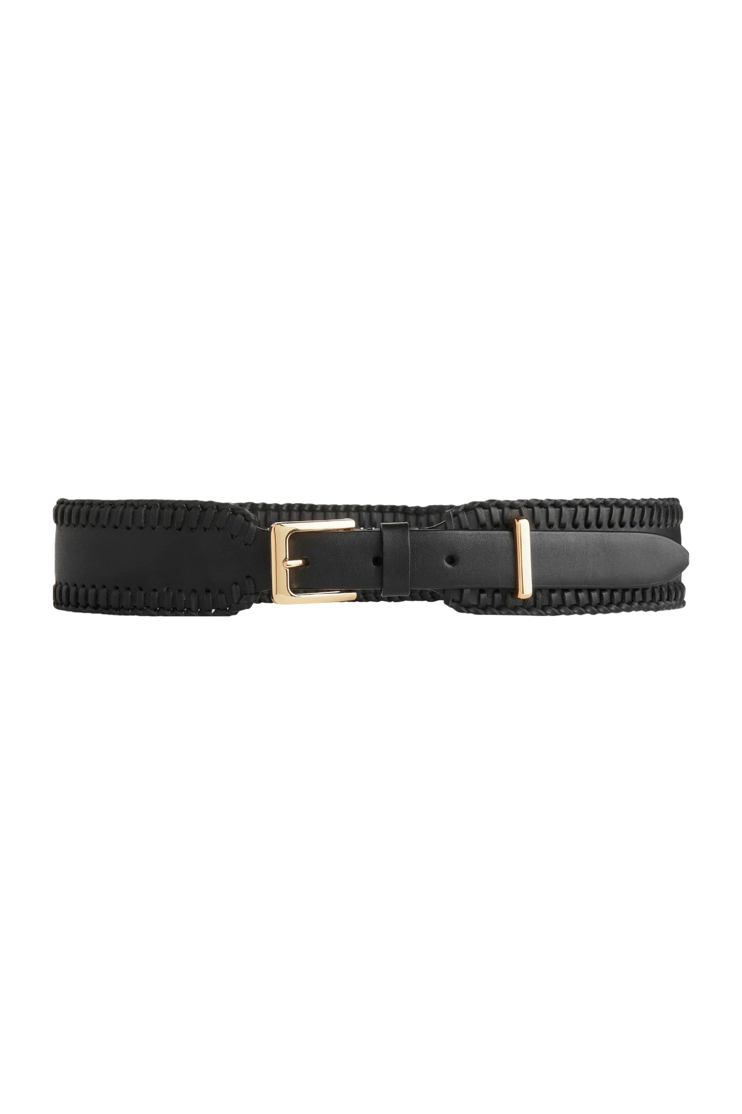 Whipstitch Leather Belt