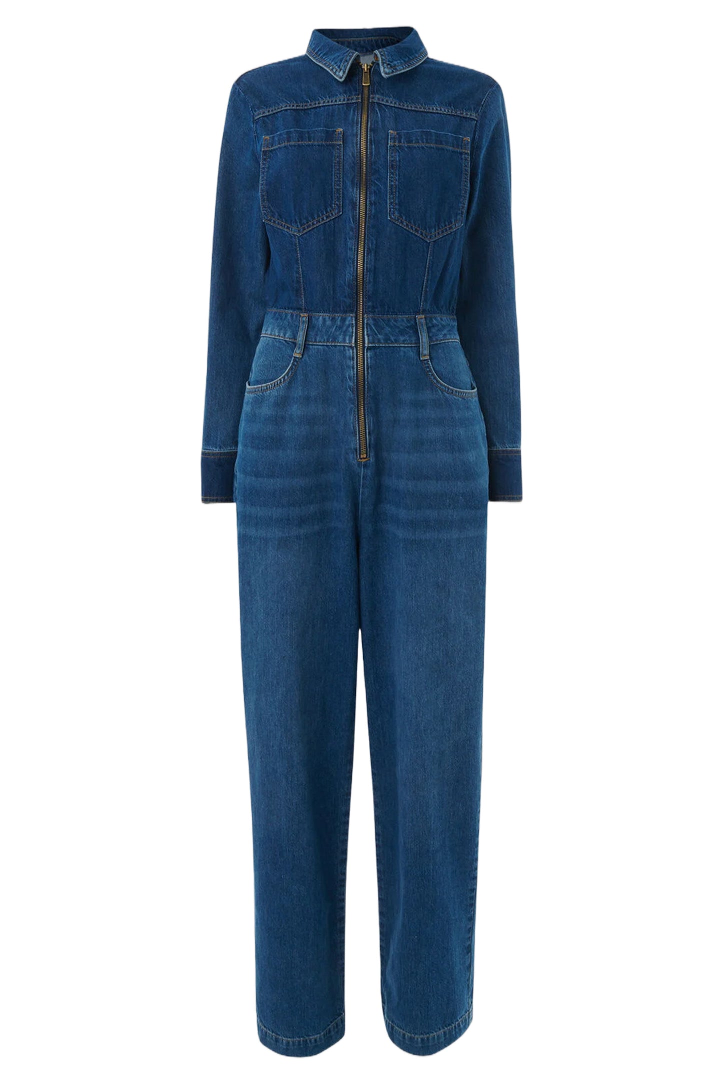 Elliot Patchwork Denim Boilersuit