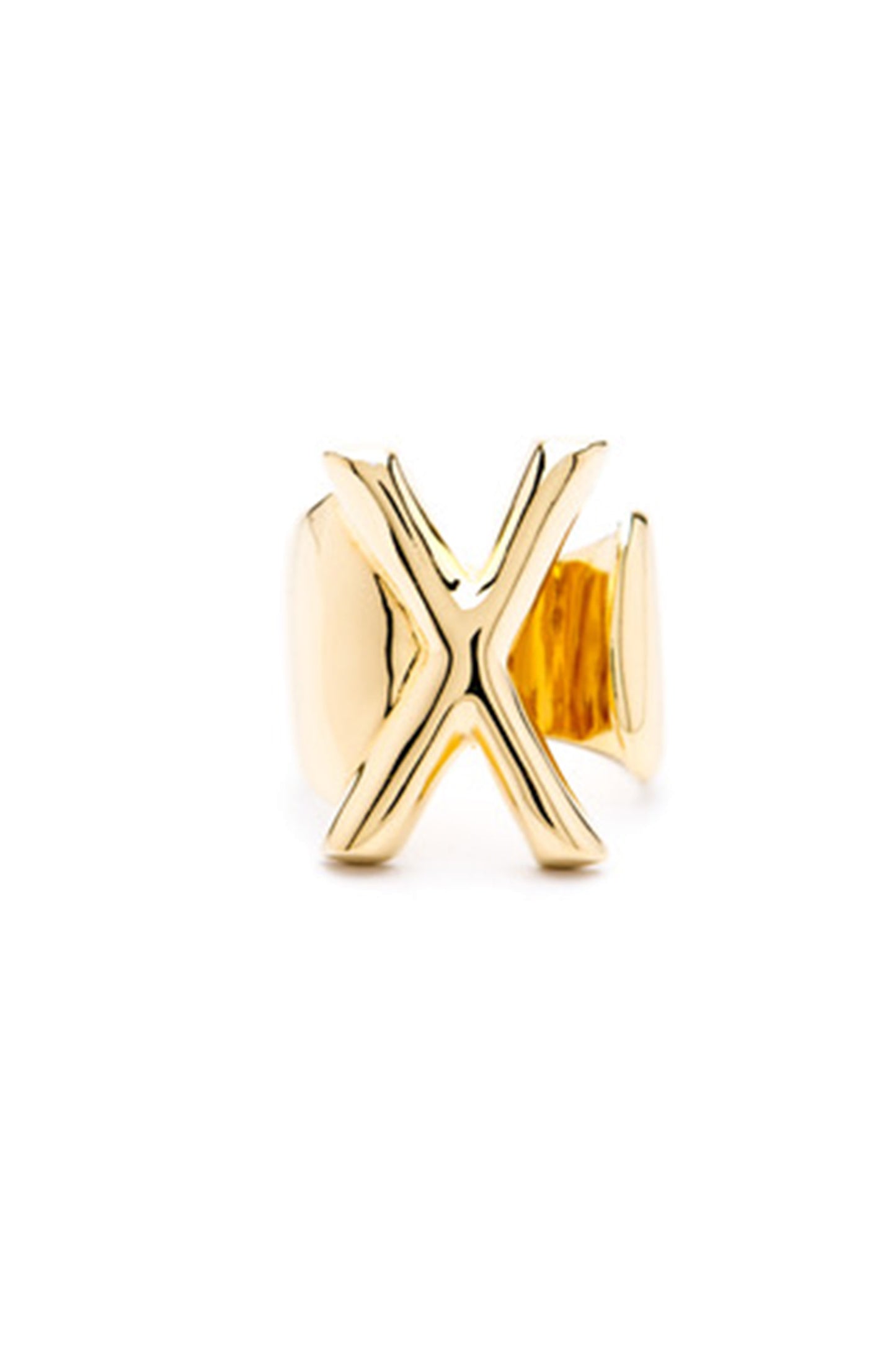 Gold Alphabet Letter Ring