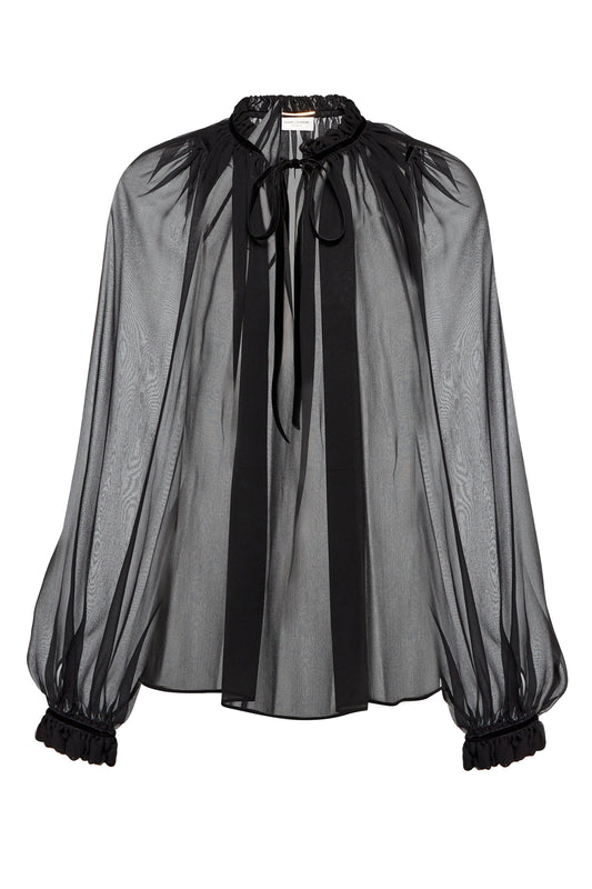 Silk Chiffon Blouse