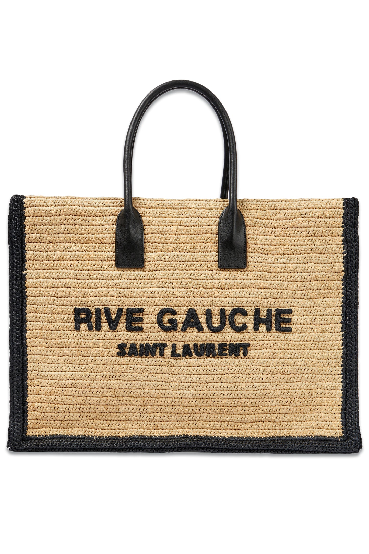 Rive Gauche Raffia Tote