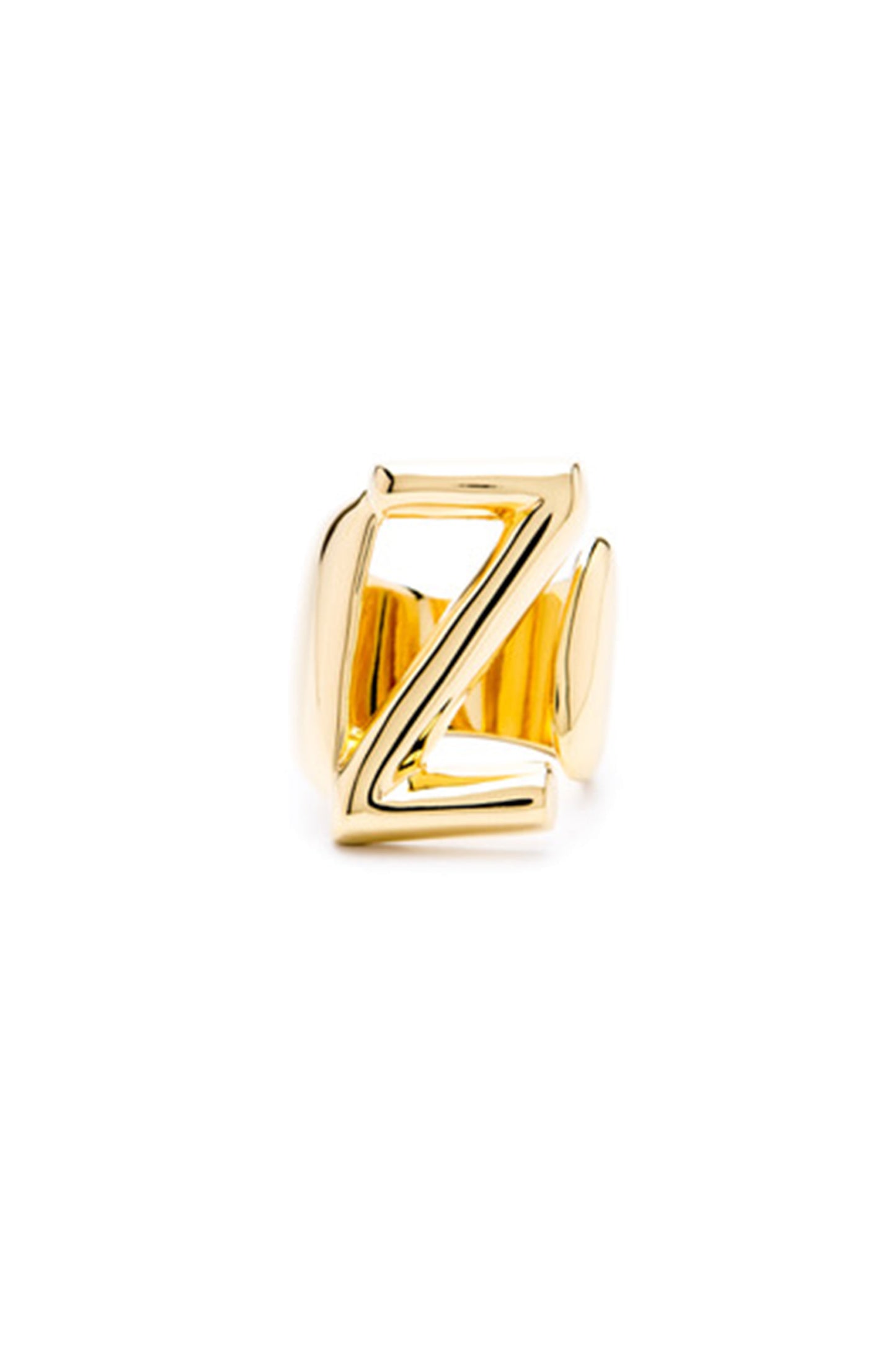 Gold Alphabet Letter Ring