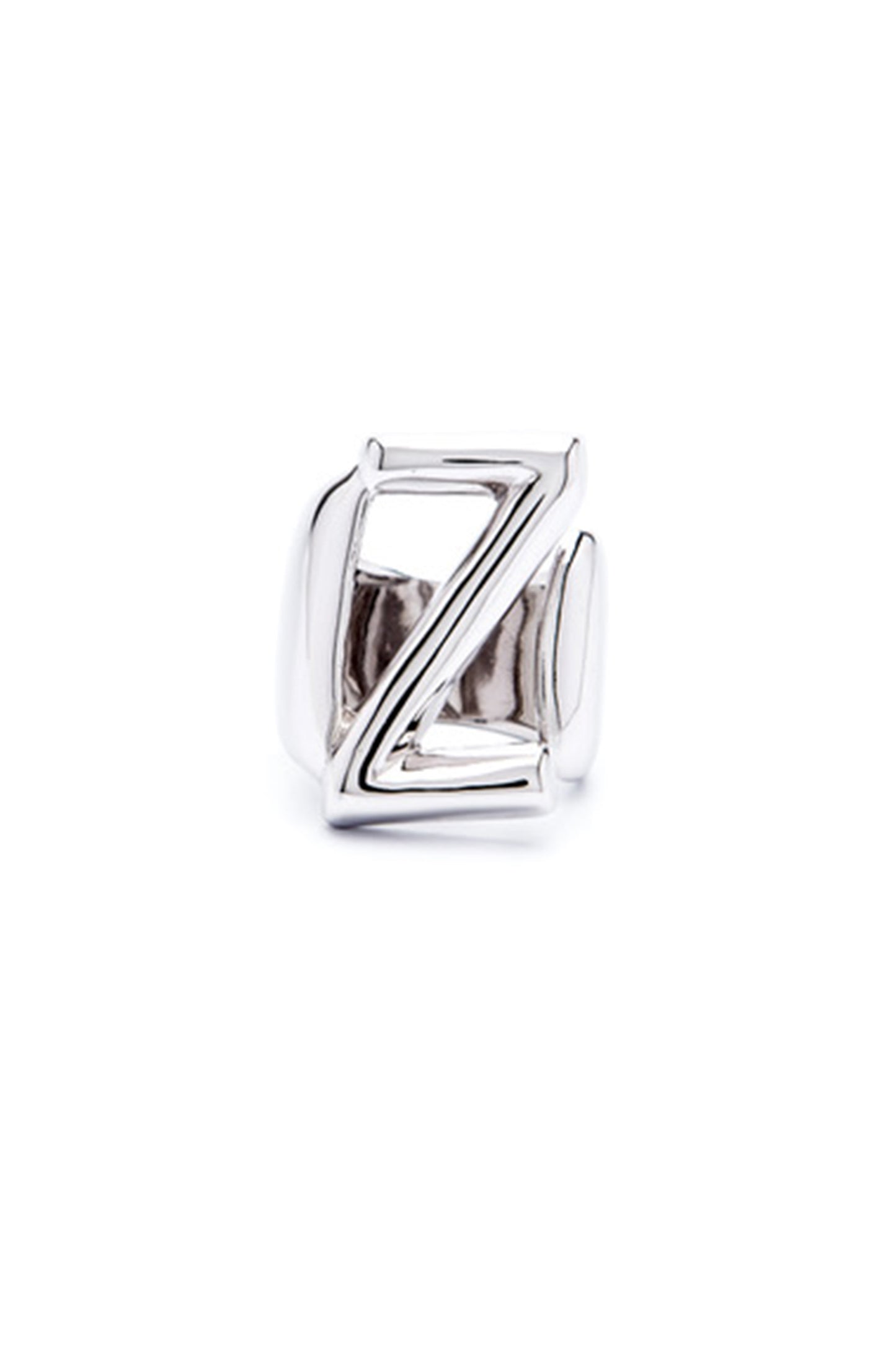 Silver Alphabet Letter Ring