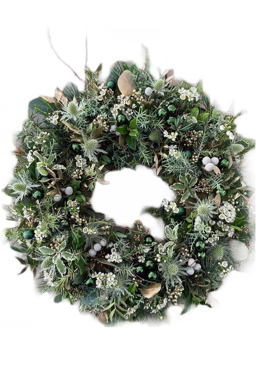 Green and Golden Wreath