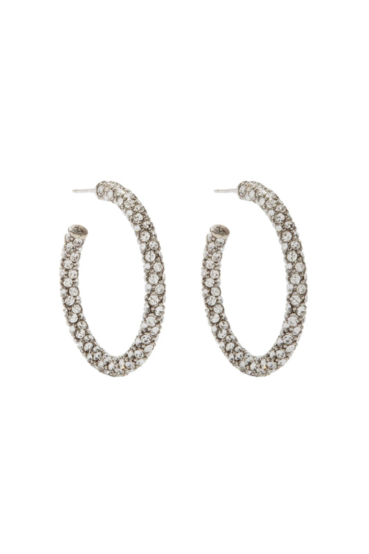 Cameron Small Crystal-embellished Hoop Earrings