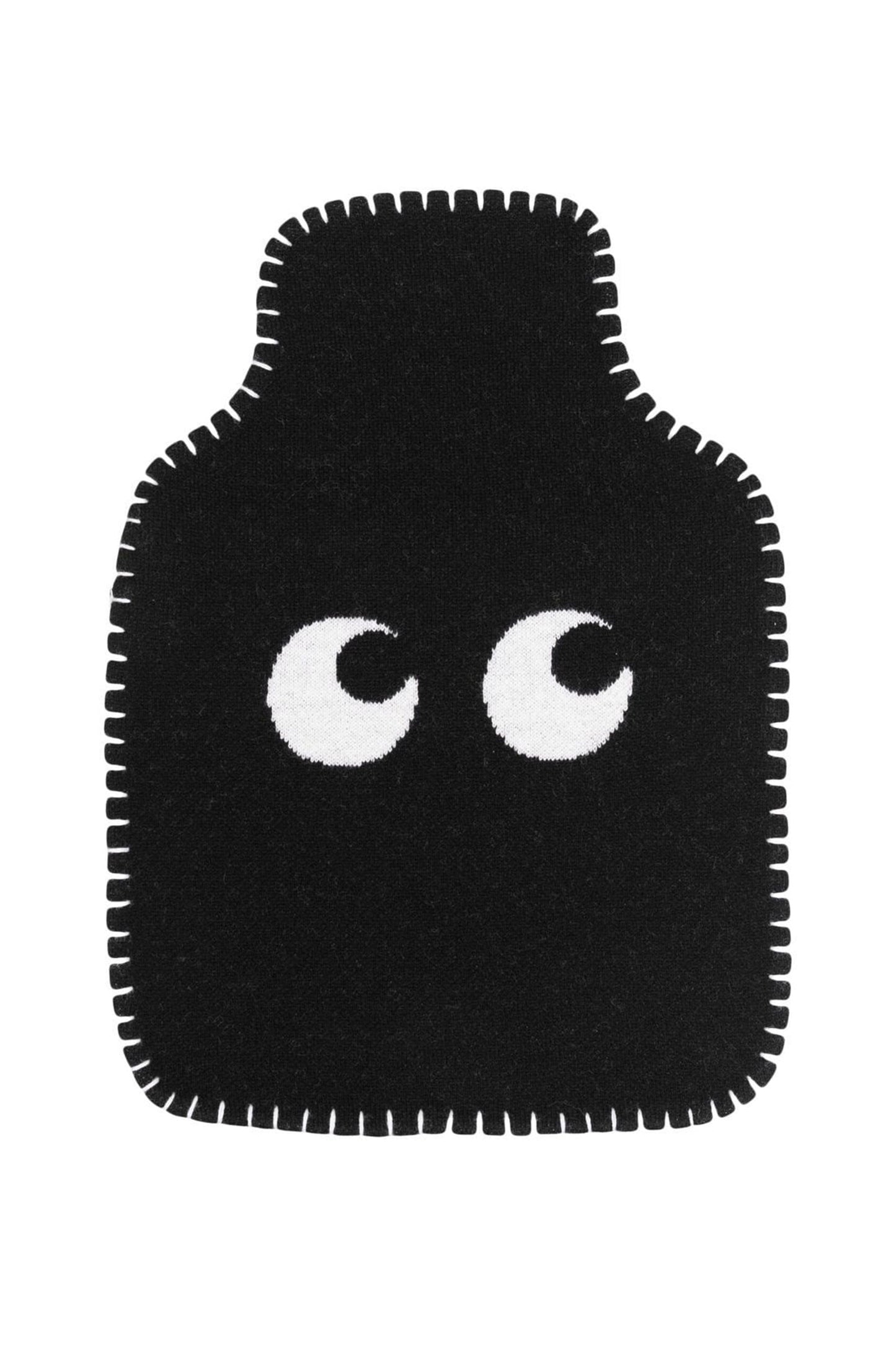 Eyes Intarsia Wool-Blend Hot Water Bottle Cover