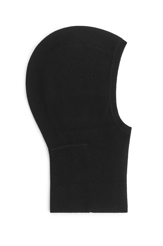 Fitted Cashmere Hood Black