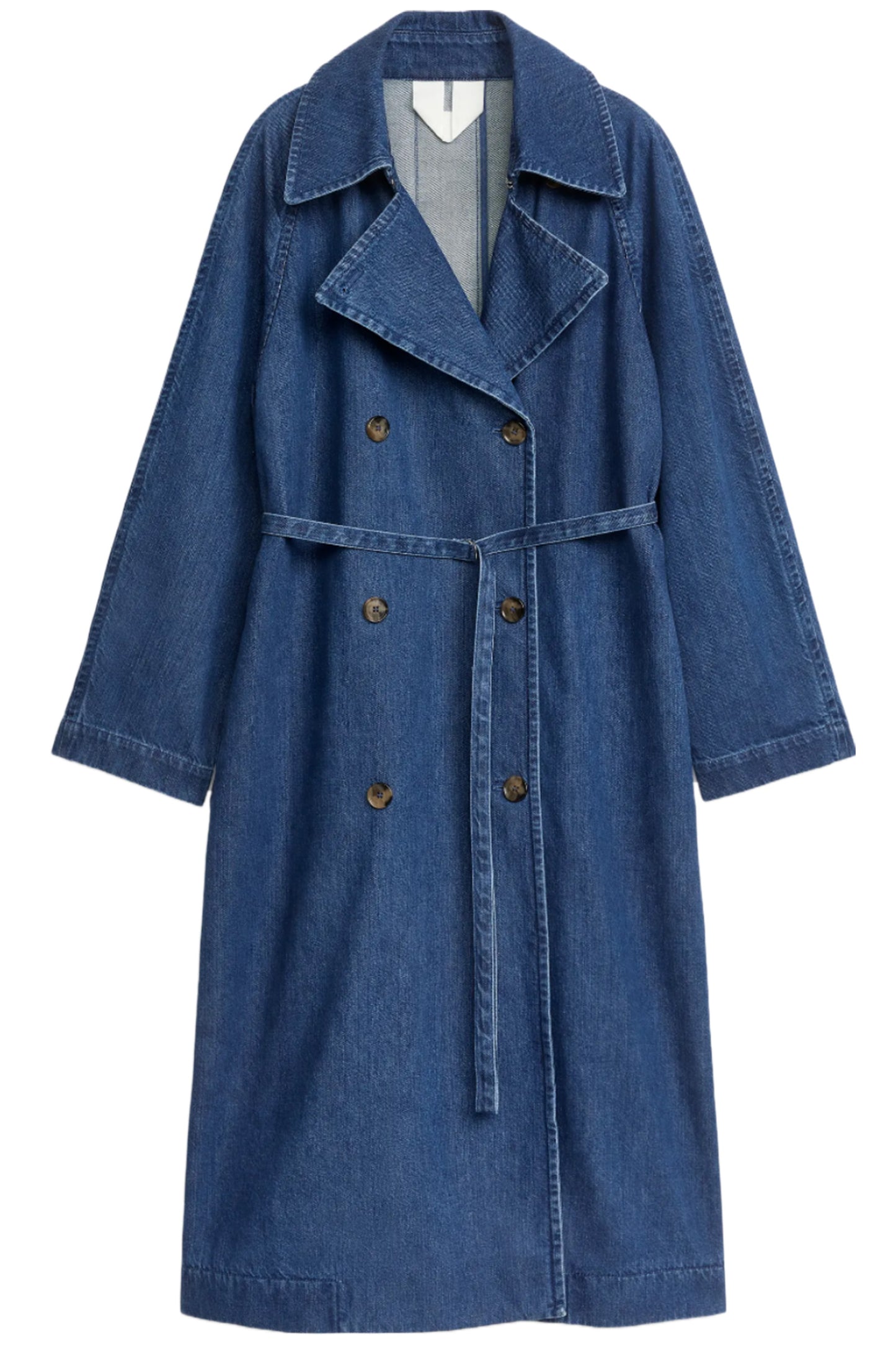 Blue Denim Trench Coat