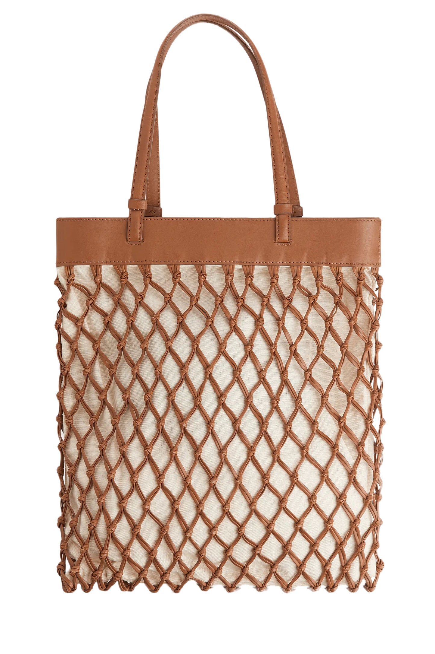 Braided Leather Tote