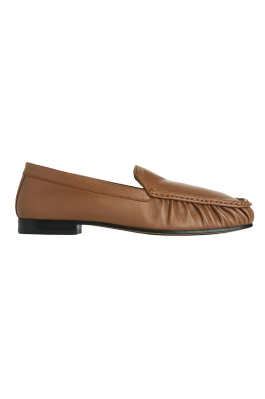 Light Brown Leather Loafers