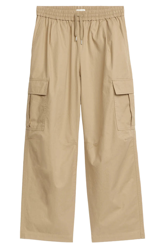 Beige Cargo Trousers