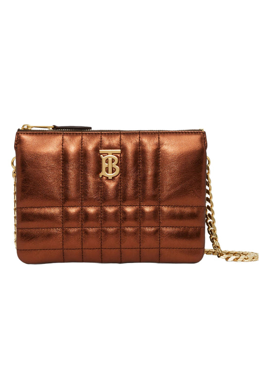 Quilted Leather Lola Twin Pouch