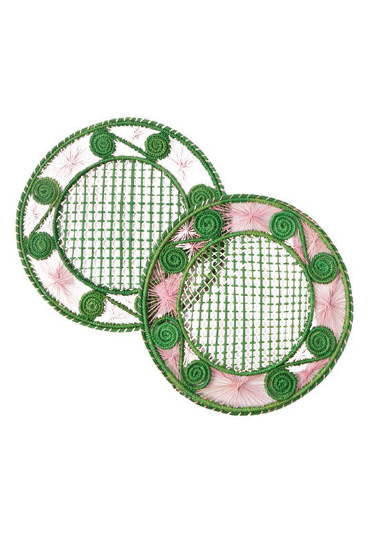 Set Of Two Cartagena Wicker Placemats