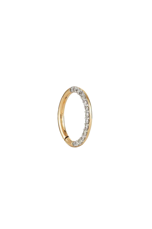 Cartilage Pavé Diamond Mini Hoop