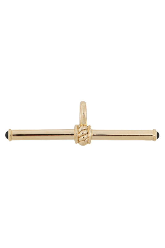 Gold T-Bar Pendant