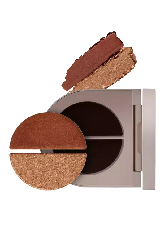 Copper Satin & Shimmer Duet Eyeshadow