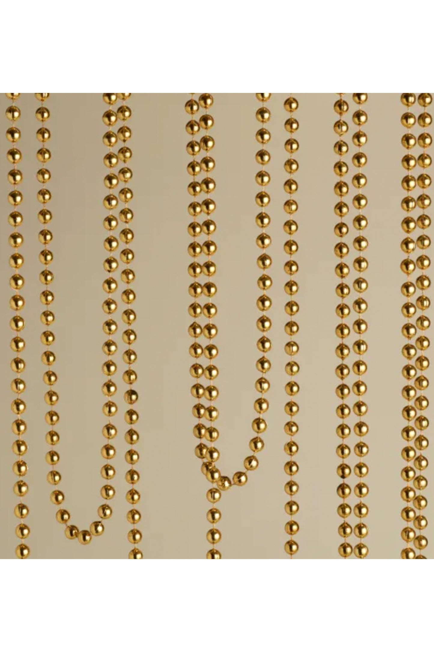 Gold Beaded Garland 8m