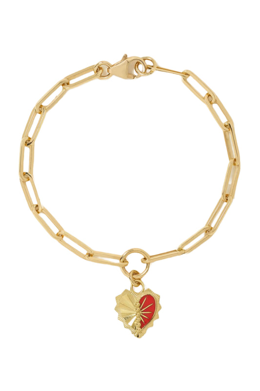 Reflection 18-karat Gold Enamel Bracelet