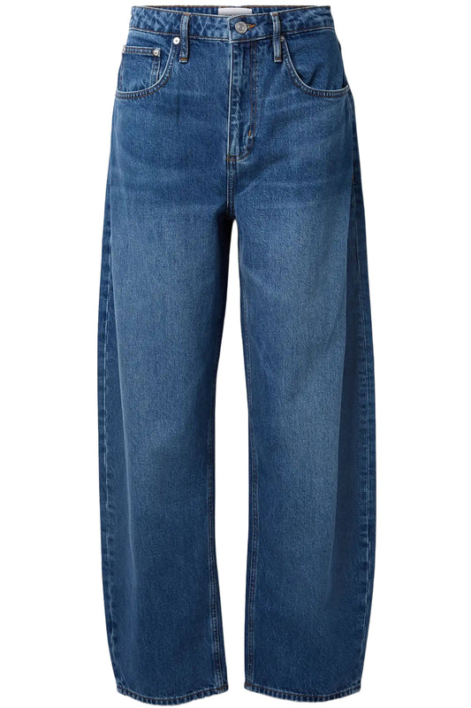 Long Barrel High-Rise Tapered Jeans