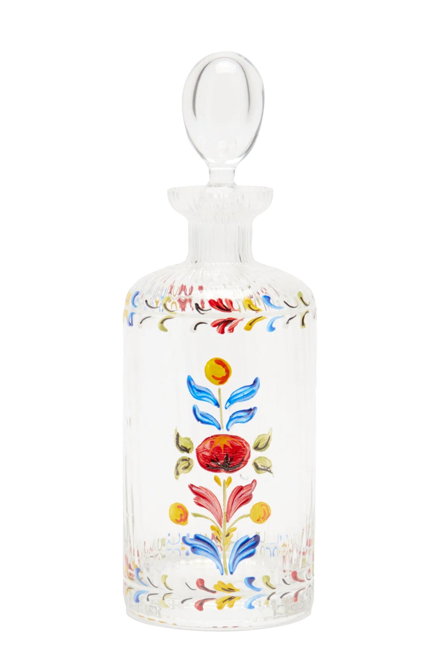 Hand-painted Murano-glass Oil Bottle