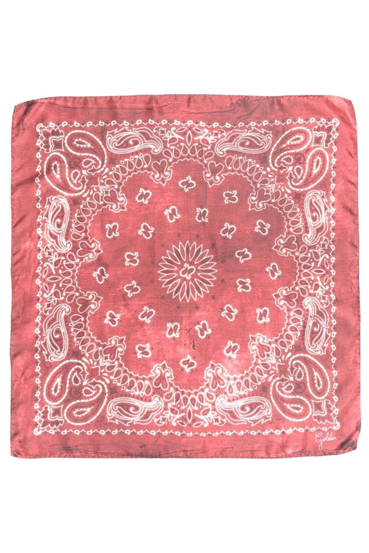 Paisley-print Silk Scarf