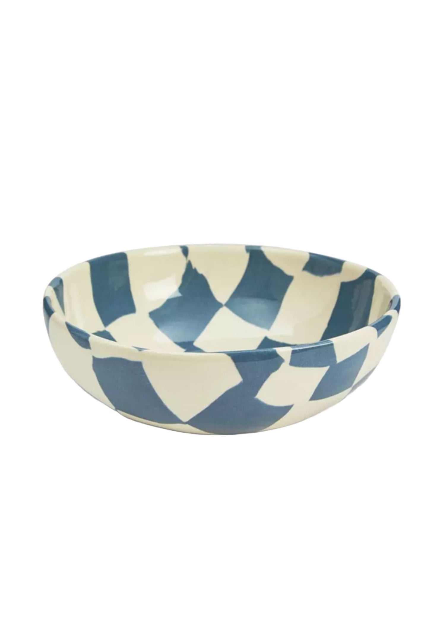 Blue and White Small Checkerboard Bowl