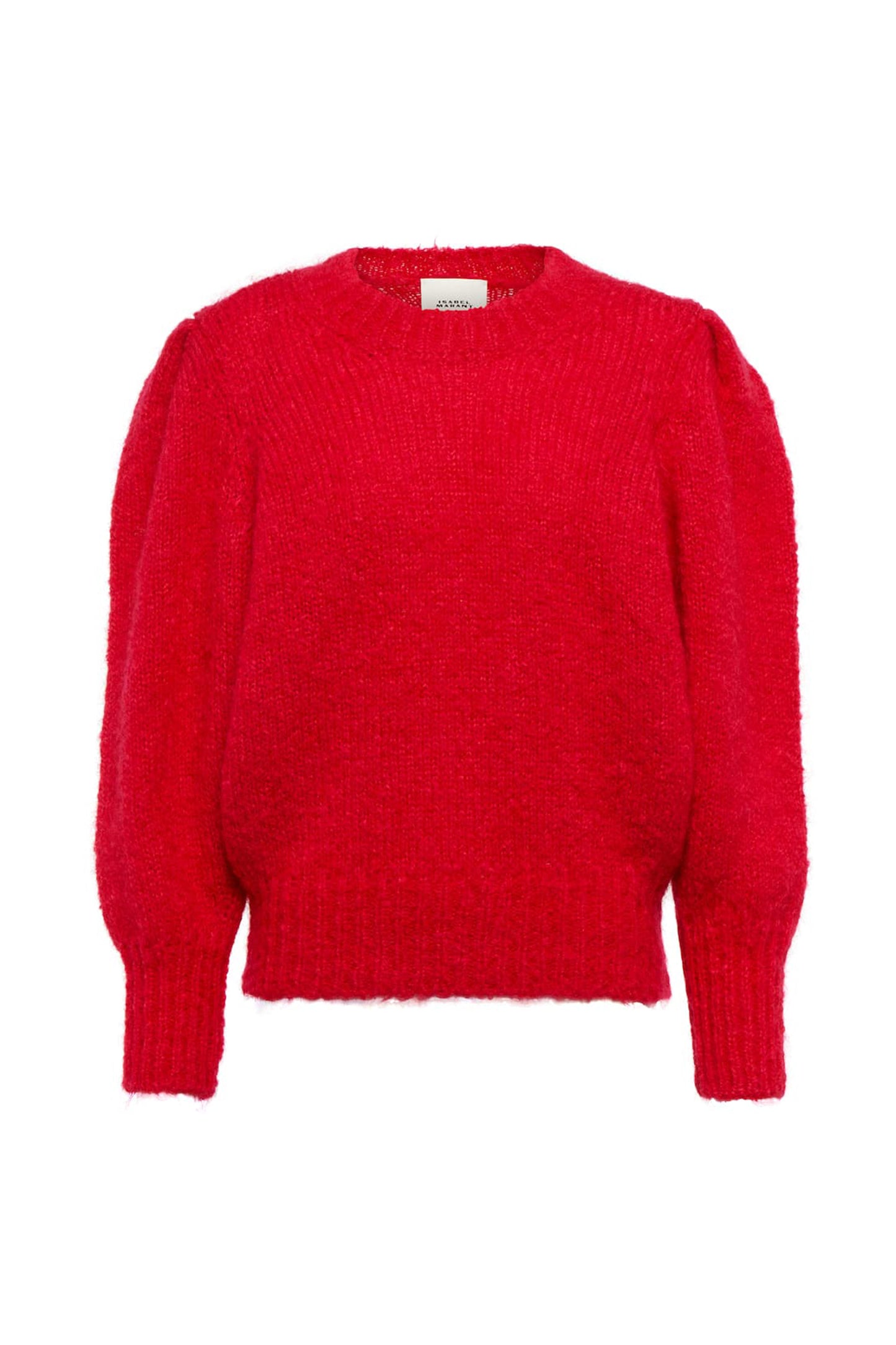 Emma Mohair-Blend Sweater Red