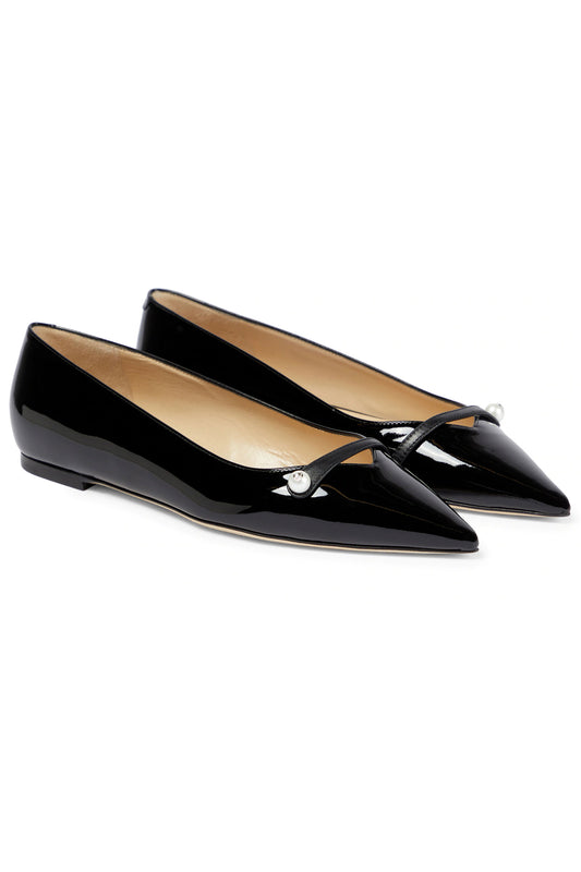 Rosalia Patent Leather Ballet Flats