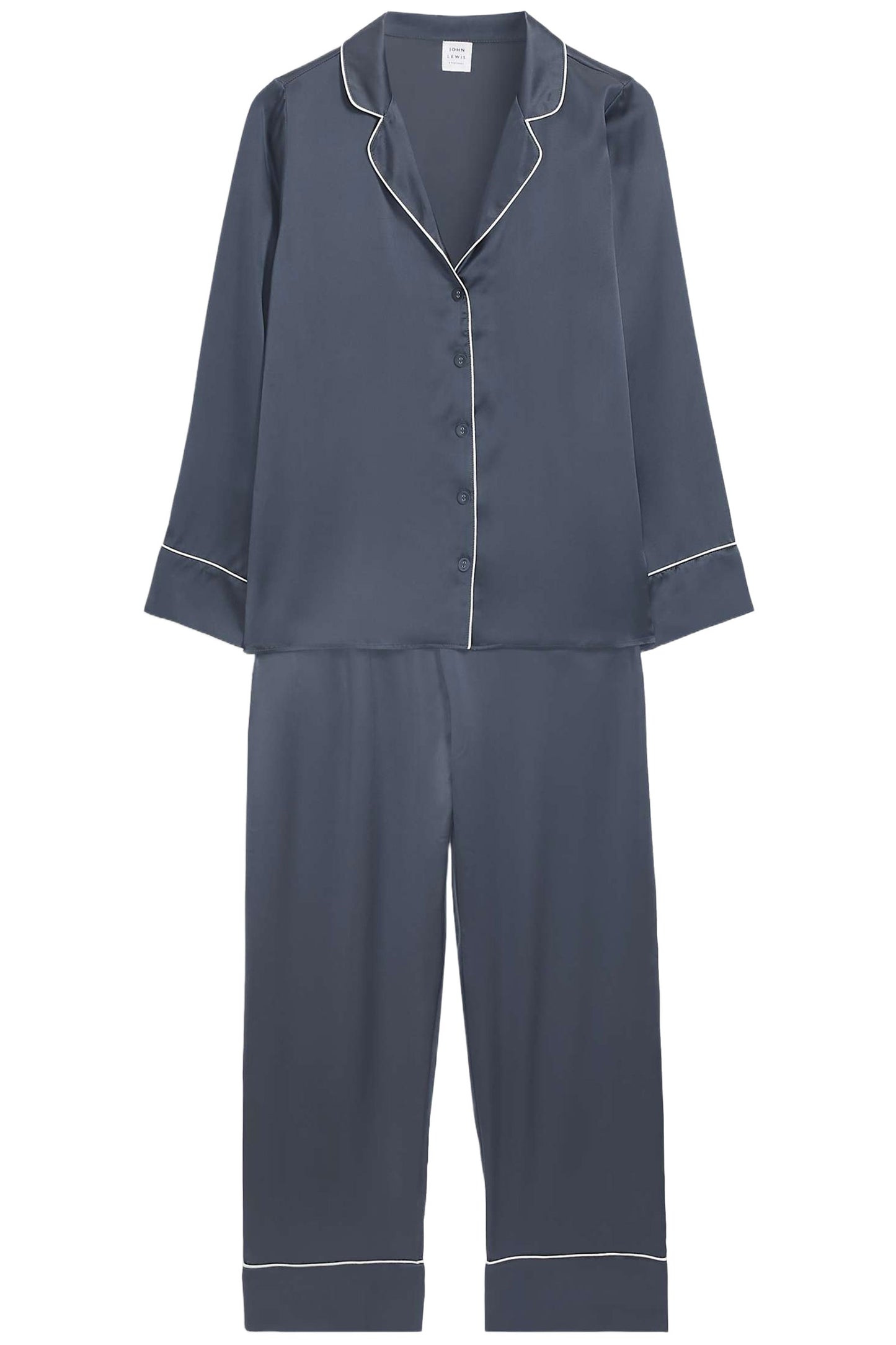 Piped Silk Pyjama Set